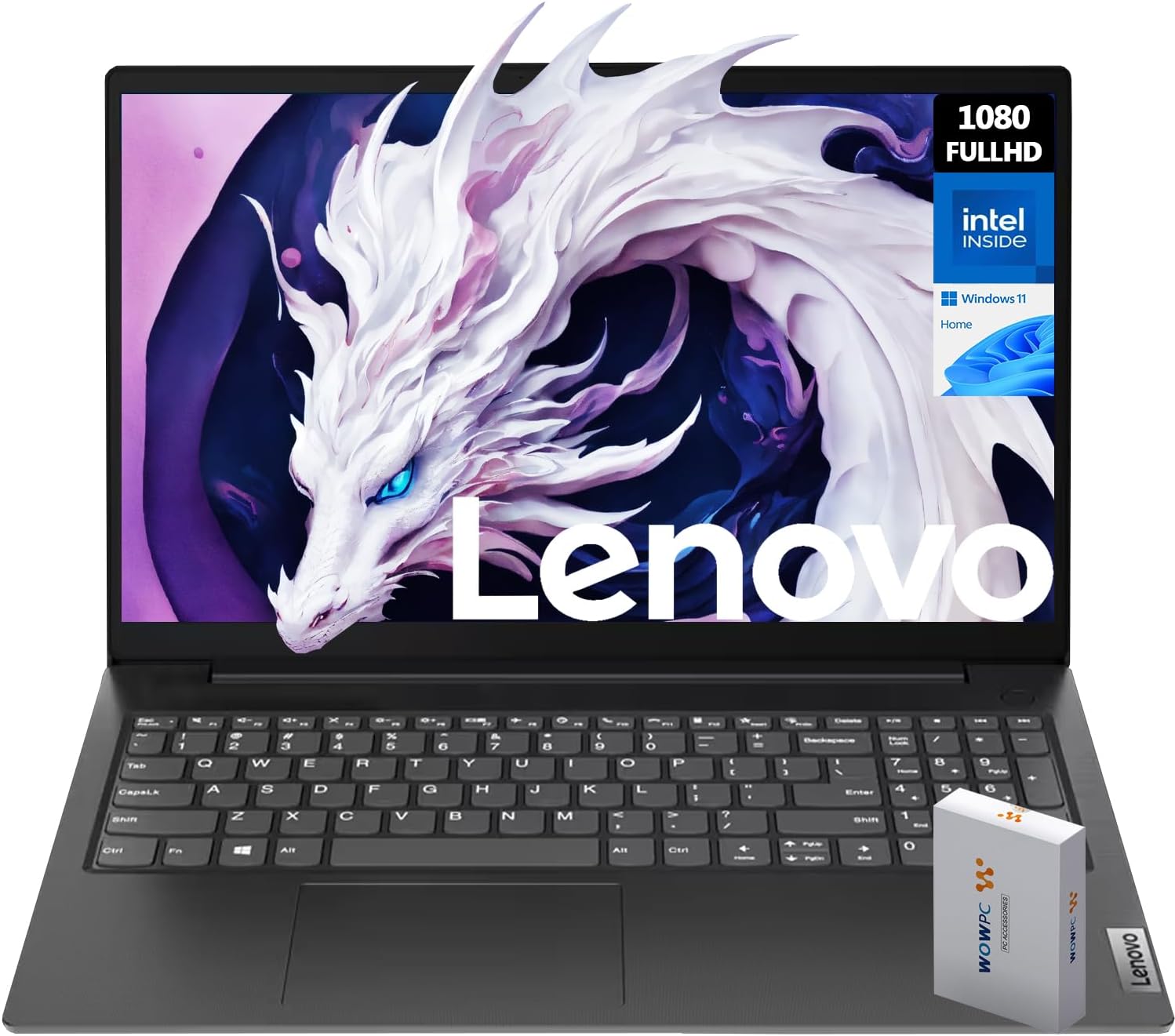 Lenovo V15 Laptop with 15.6 FHD Display and Intel Processor