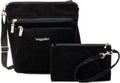 Baggallini Pocket Crossbody Bags for Women - Lightweight Travel Purse