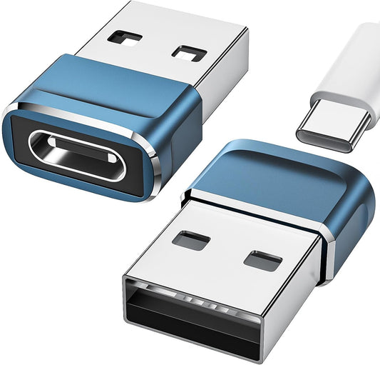 Fast Charge iPhone & Samsung - APAPATEK OTG Adapter, 2-Pack
