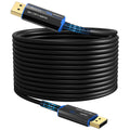 8K Long DP Fiber Optic Cable 33ft/10m - True 8K@60Hz and 4K@144Hz