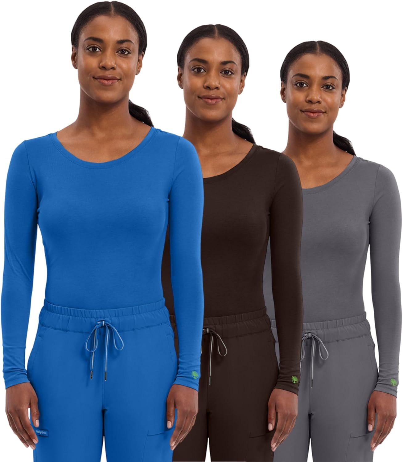Healing Hands Women's Longsleeve Scrub Tee for Comfort & Style