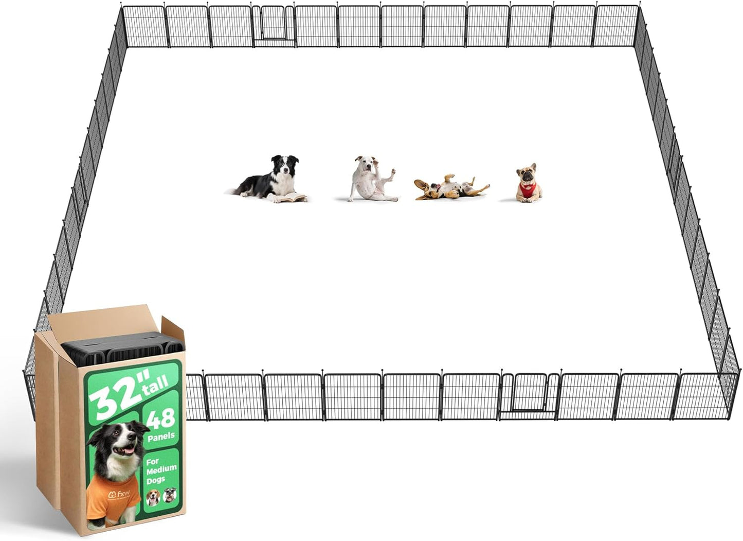FXW Rollick Unleashed Dog Playpen for Indoor and Outdoor Use