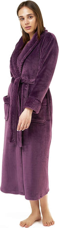 Turquaz Plush Robes For Women - Soft Warm Fleece Bathrobe comfort