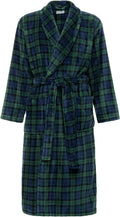 Alexander Del Rossa Mens Robe Plush - Thick Warm Fleece Bathrobe