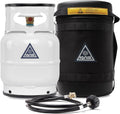 5-Pound Refillable Gas Growler Propane Tank - Deluxe Kit