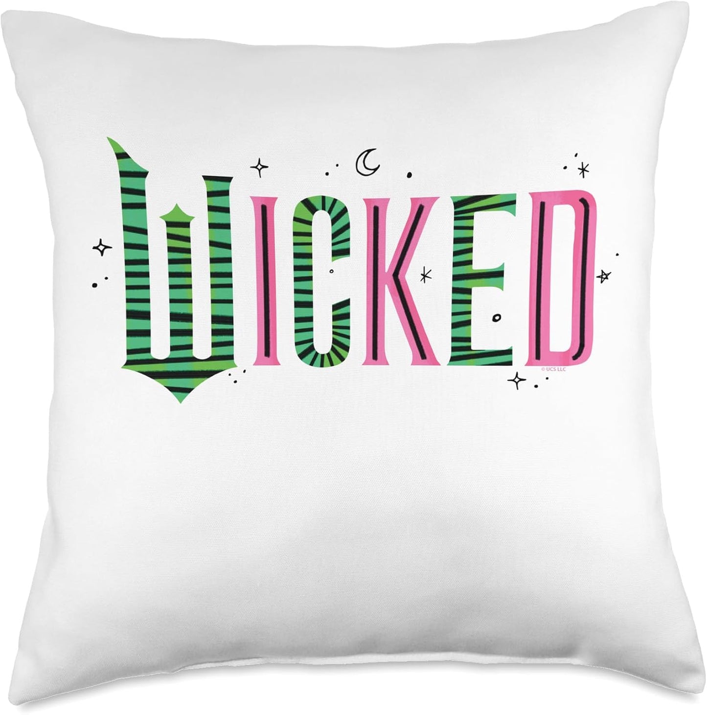 Wicked Sketched Frame Throw Pillow