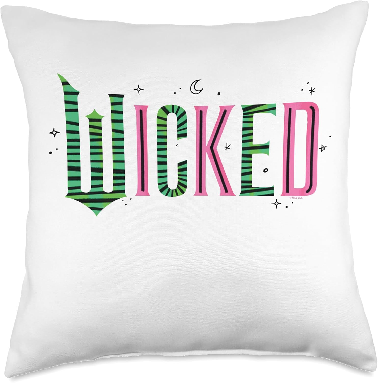 Wicked Sketched Frame Throw Pillow