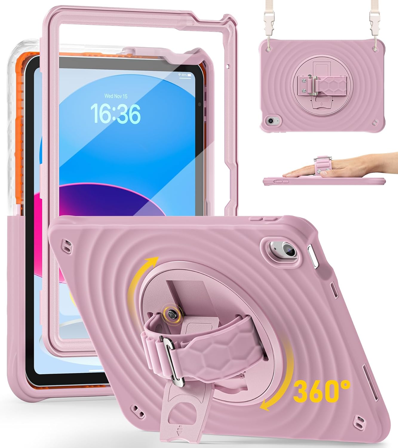BRAECN Ripple Case for iPad 11th/10th Gen with Full Protection