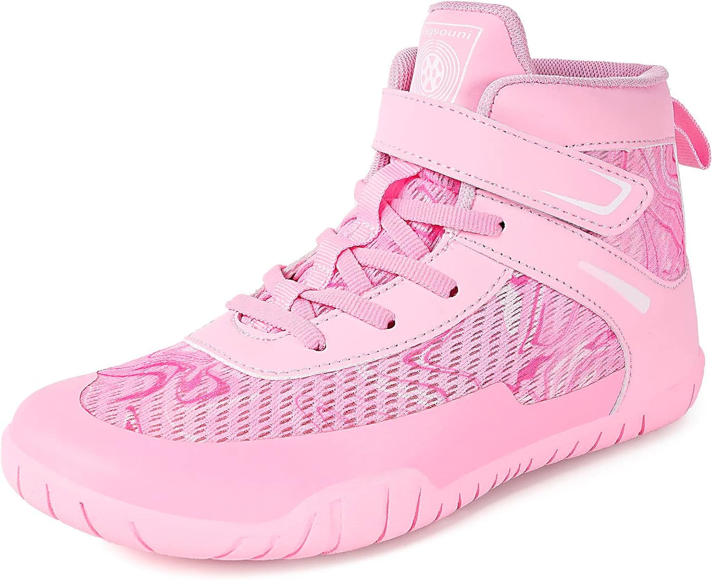 Sisttke Kids Wrestling Shoes for Boys and Girls Fitness Sneakers