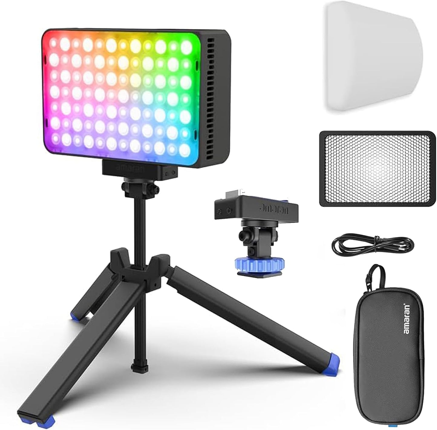 Amaran Ace 25c Kit RGB Video Light: Powerful 25W Illumination