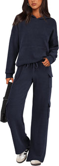 PRETTYGARDEN 2 Piece Women's Tracksuit Set - Cozy Fall Loungewear
