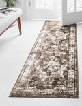 Unique Loom Sofia Collection Area Rug Runner 2 ft x 8 ft - Soft