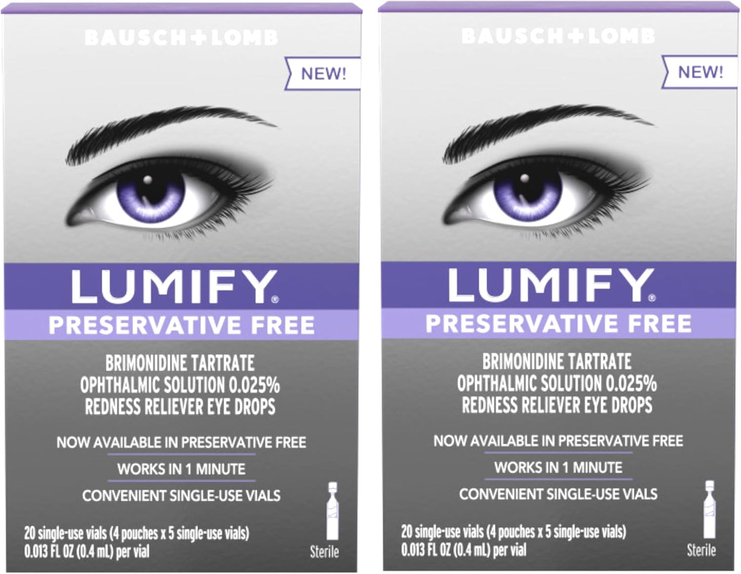 LUMIFY Redness Reliever Eye Drops for Bright, White Eyes