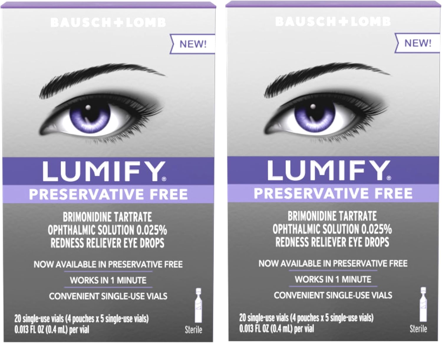 LUMIFY Redness Reliever Eye Drops for Bright, White Eyes