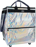 Reusable Grocery Bag on Wheels (Large Phantom White) - Smooth Rolling