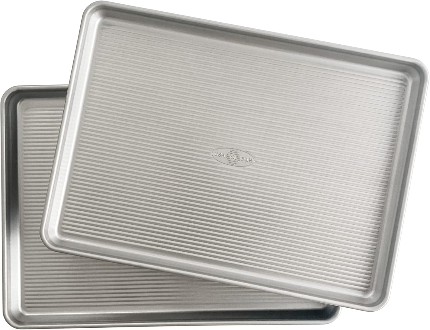 USA Pan Bakeware Half Sheet Pan Set of 2 for Perfect Baking