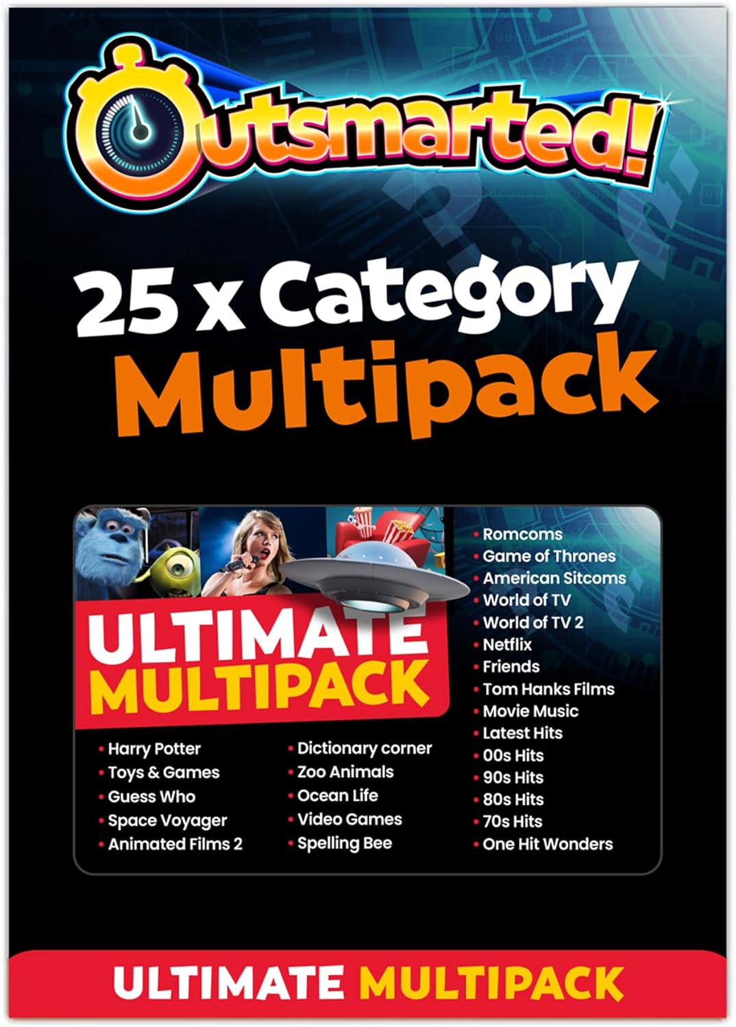 Outsmarted Live Quiz Show Multipack Gift Card Board Game Fun