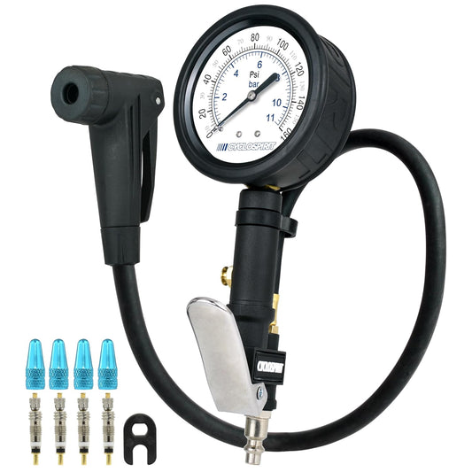 Effortlessly Inflate Any Tire with CycloSpirit Dial Inflator