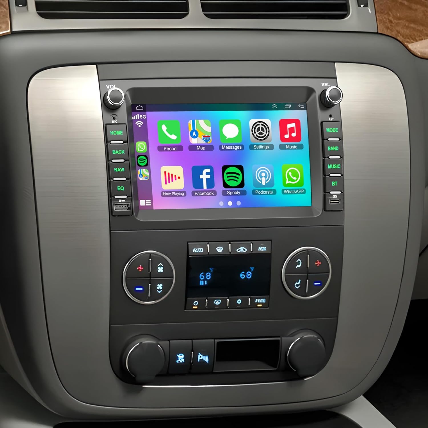 7 Inch Car Radio with GPS for Chevy Silverado and GMC Models
