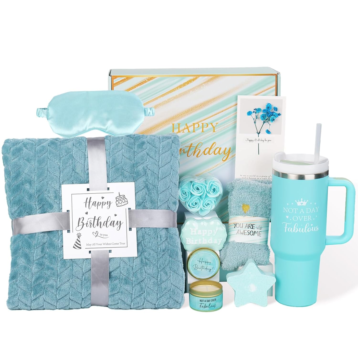Unique Birthday Gift Basket for Women - Spa Experience Awaits