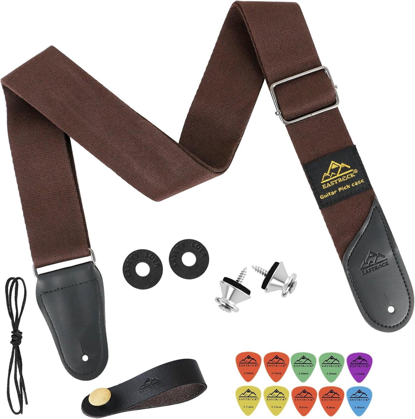 EASTROCK Guitar Strap Set - Ultimate Comfort & Convenience