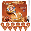 Hazelnut Creamer Singles - 192 Ready-to-Use Portions for Coffee