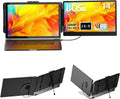 Laptop Screen Extender Monitor - 14 in Portable IPS FHD for Laptops