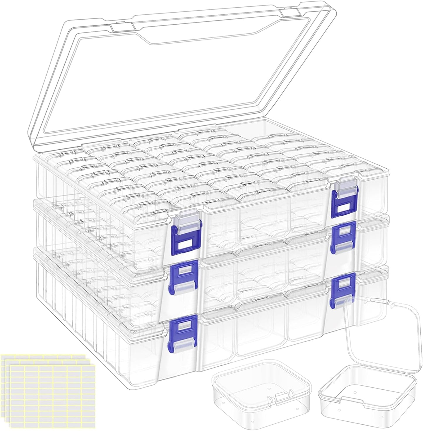 DILIBRA Bead Organizer Box for Jewelry and Craft Storage