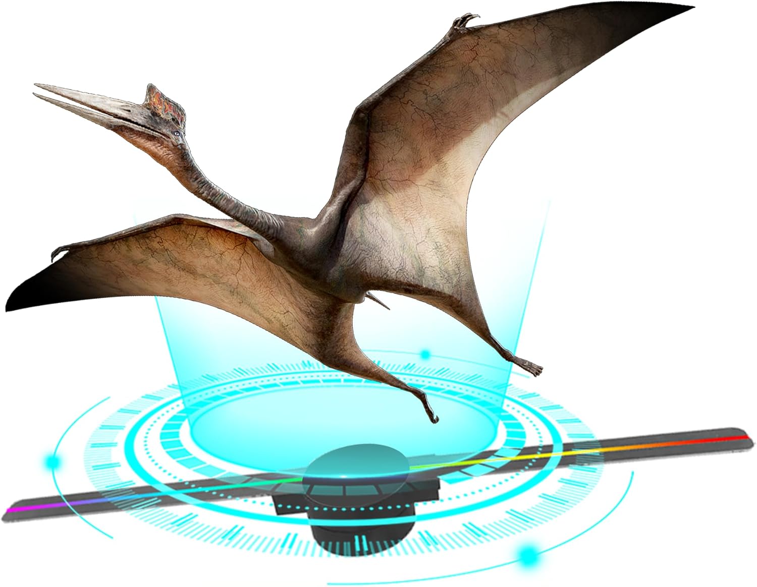 YSTEROKS 3D Hologram Fan: Stunning 256 LED Display!