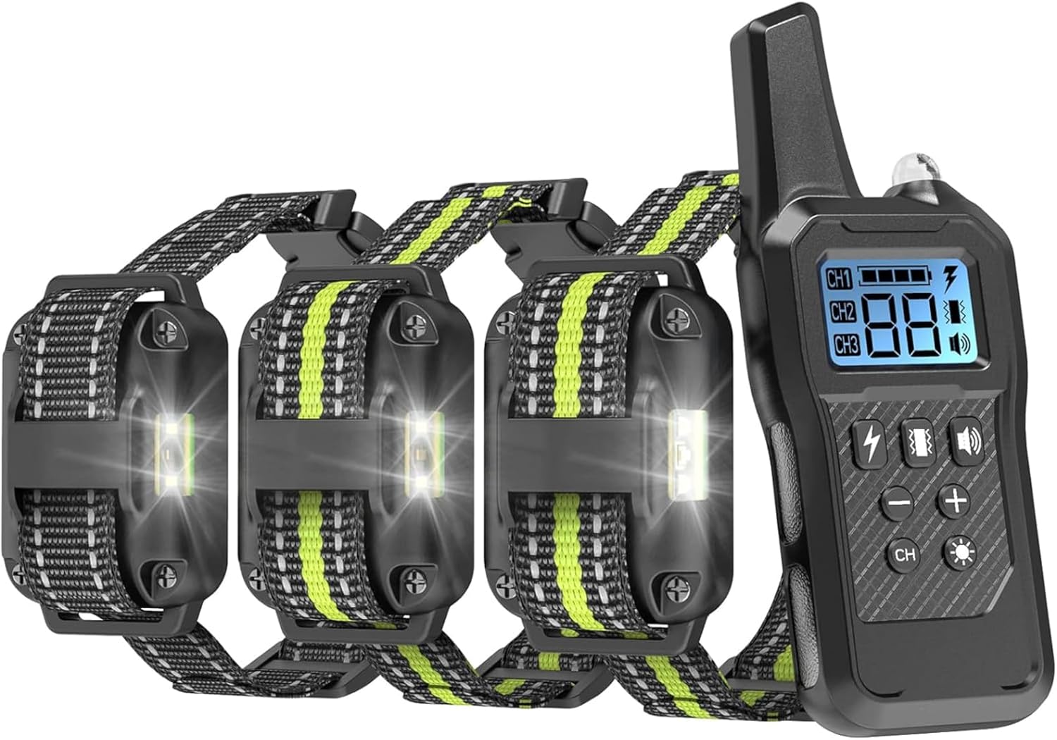 Dog Shock Collar 3 Pack with Remote for Effective Training