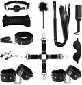 UTIMI Bondage for Sex 11 Pcs BDSM Leather Bondage Set - Starter Kit