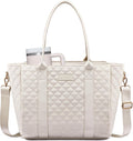LOVEVOOK Teacher Tote Bag for Women Quilted Work Tote - Large 25L