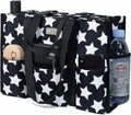 Utility Water Resistant Tote Bag with 13 Pockets - Durable Carryall