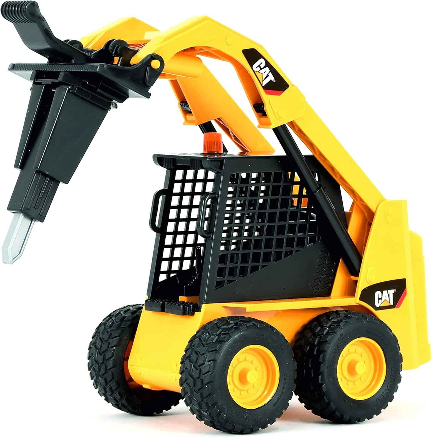 Bruder Caterpillar Skid Steer Loader with Auger & Jackhammer