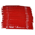 25 Pack 6 in 6/12 TPI Reciprocating Saw Blades - Nail Cutting Durable