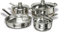 Concord Cookware 7-Piece Stainless Steel Cookware Set - Reliable Heat