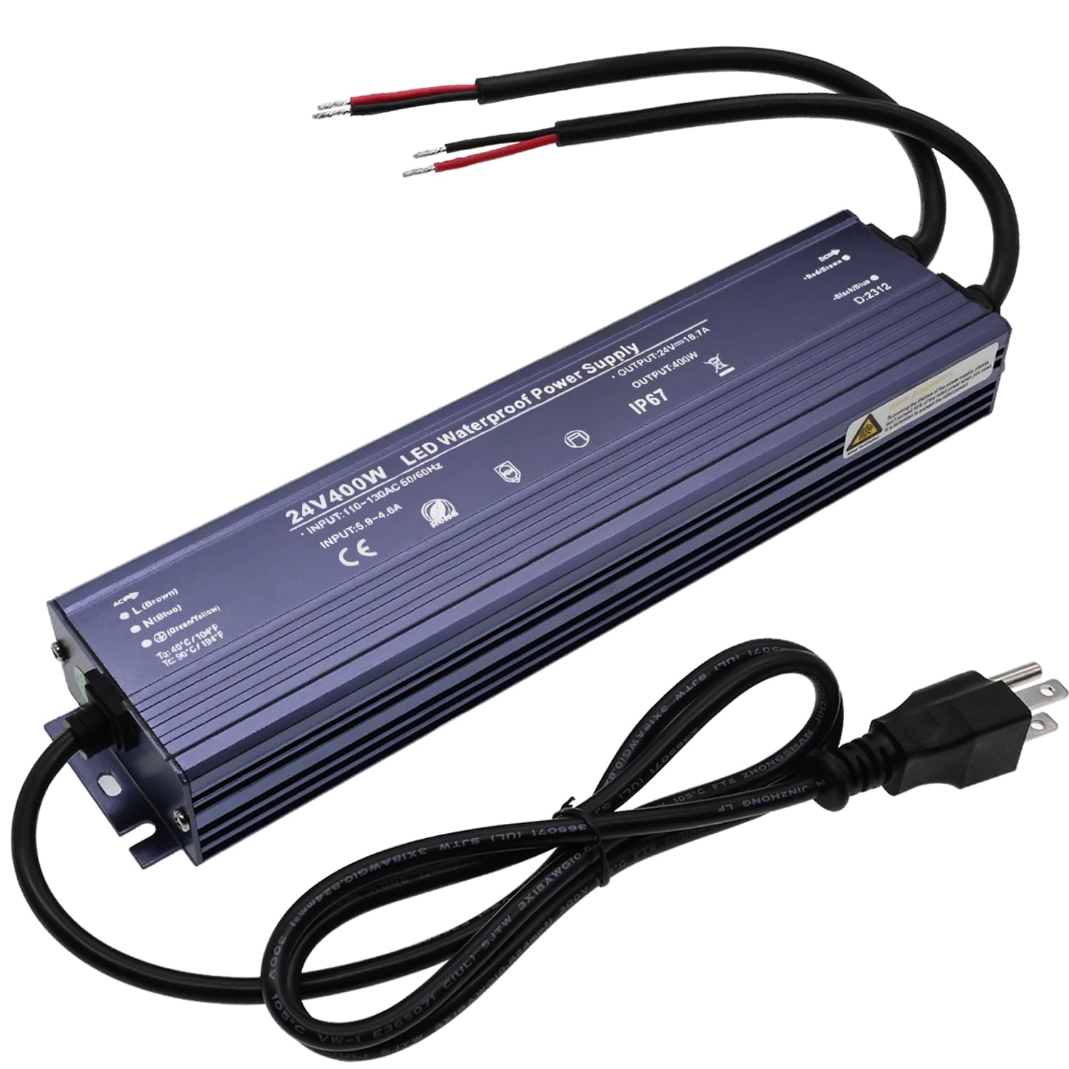 24V LED Power Supply 400W Waterproof Transformer Adapter