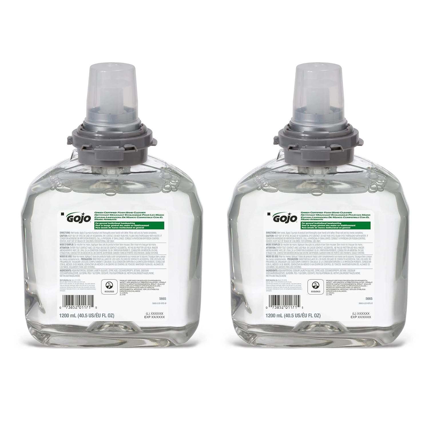 GOJO Green Certified Foam Hand Cleaner for Eco-Friendly Hygiene