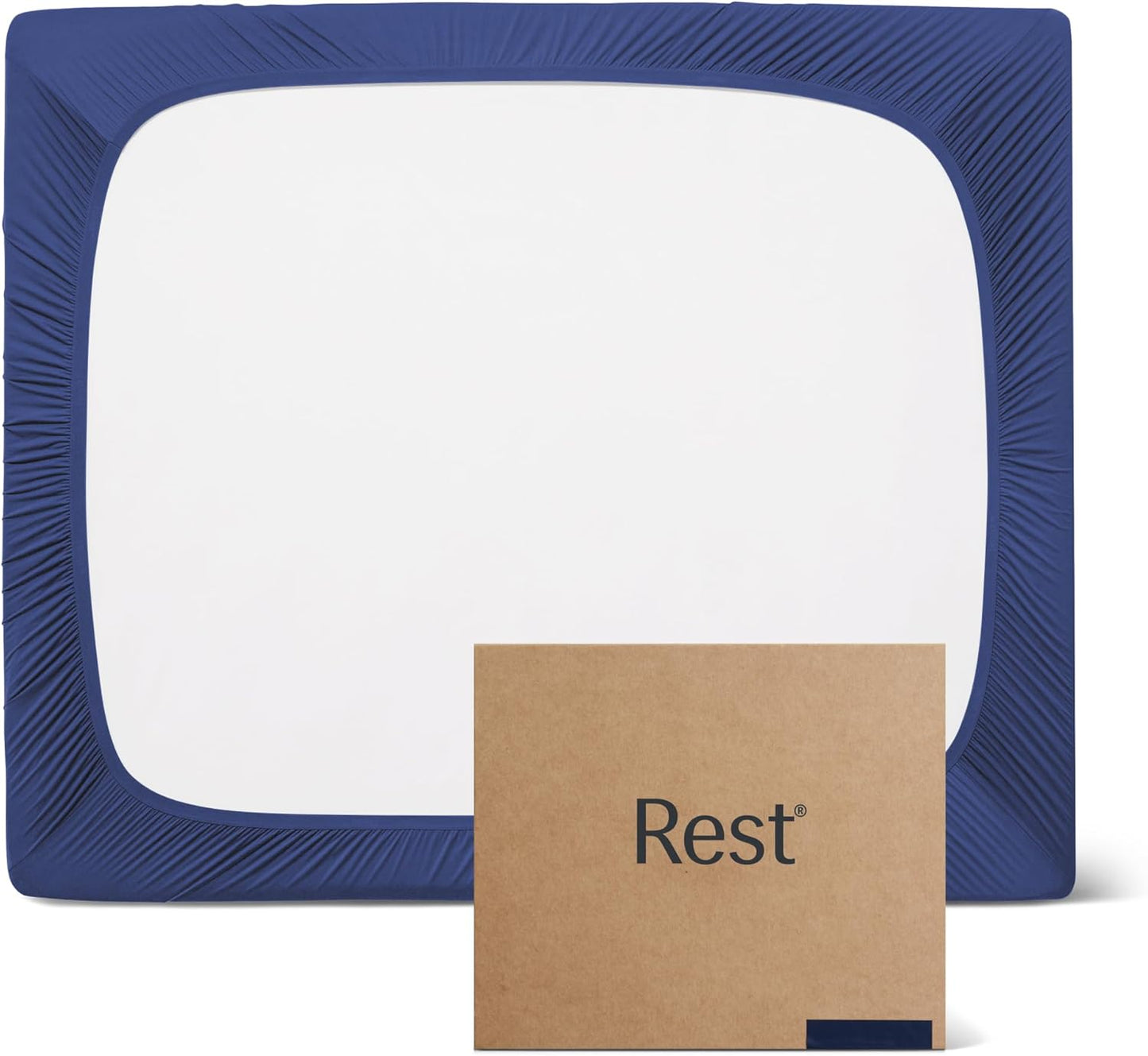 Evercool+ Fitted Sheet for Queen Size Bed, Midnight Blue