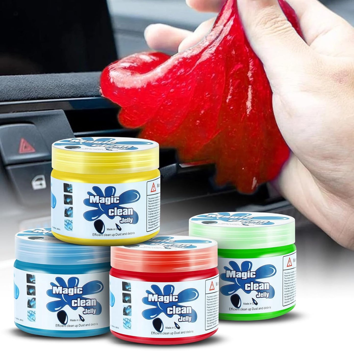 Magshion Car Cleaning Gel - Dust Removal 4 Pack