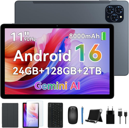 KINGRID T90 Android Tablet with 11 inch FHD Touchscreen and More