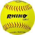 Optic Yellow Softballs Dozen - Cork Core Medium Compression