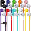 10 Pack Bulk Headphones Wired Earbuds for Kids and Classrooms