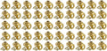 Poolzilla Pool Safety Cover Brass Anchor with Collar - 50 Pack