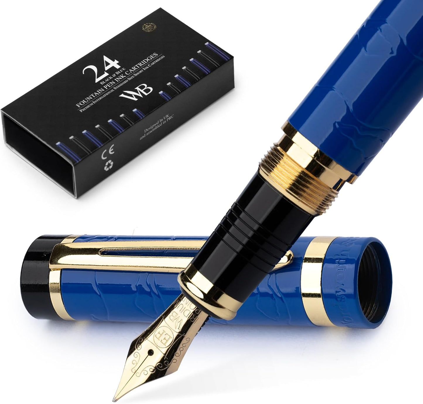 Primori Fountain Pen Set by Wordsworth & Black for Smooth Writing