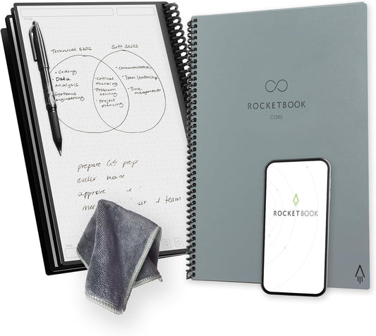 Rocketbook Core - Reusable Letter Size Notebook