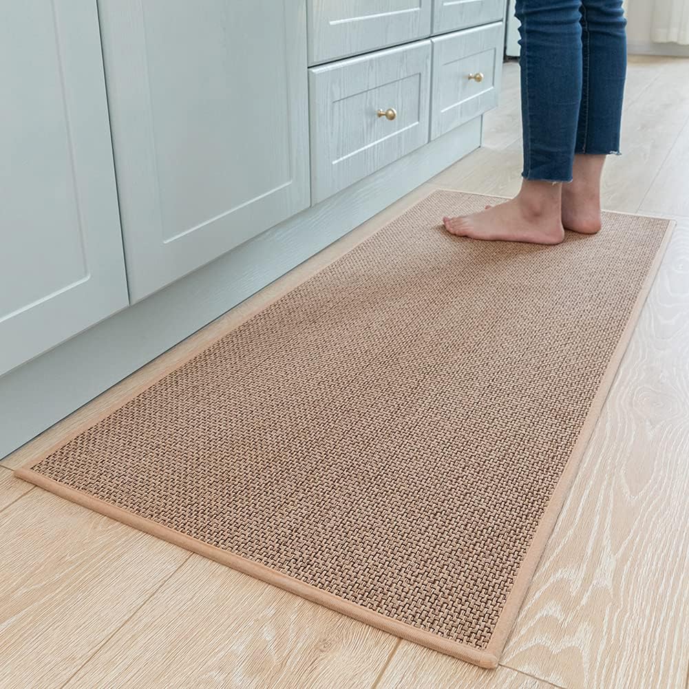 Non-Skid Kitchen Mats for Floor - Durable Washable Runner Rugs