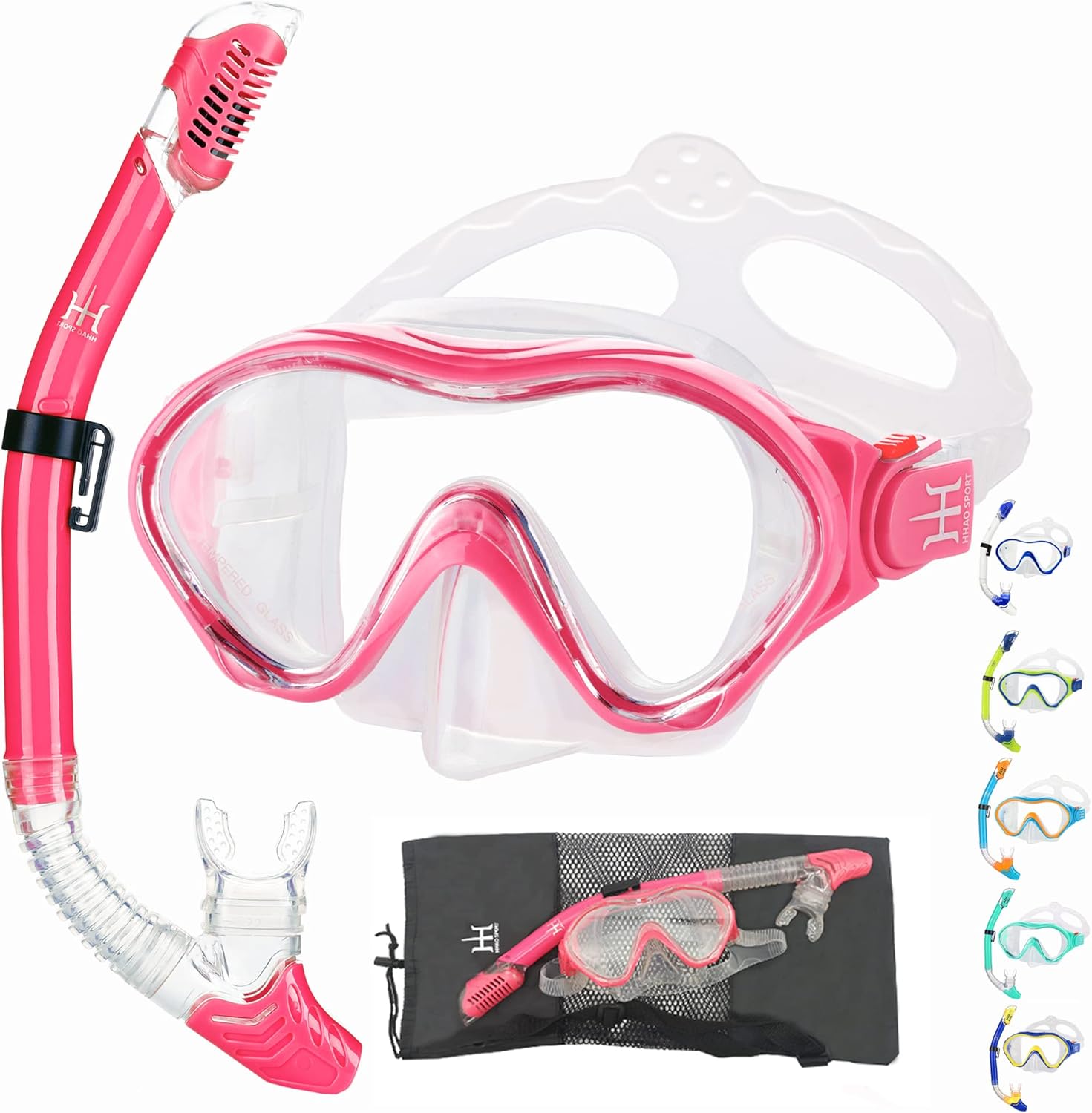 Kid's Full Dry Snorkel Set - Leak-Proof Fun!