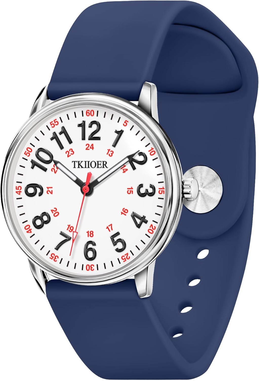 Nurse Watch 50M Waterproof, Luminous Dial, Easy Read - TKIIOER