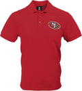 FOCO NFL Team Logo Casual Color Polo Shirt for Game Day Style